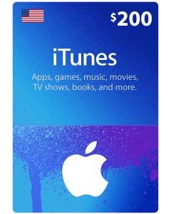 iTunes Gift Card $200 (US) - Instant Delivery Email 